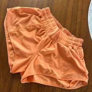 Lululemon - Hotty Hot Orange Athletic Shorts